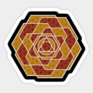 Sacred Geometry with Pattern Sticker